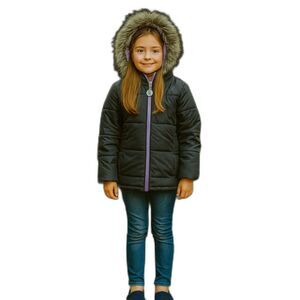 Rothschild Big  Jacket Girls size M Quilt Puffer with pockets (10/12) New#11